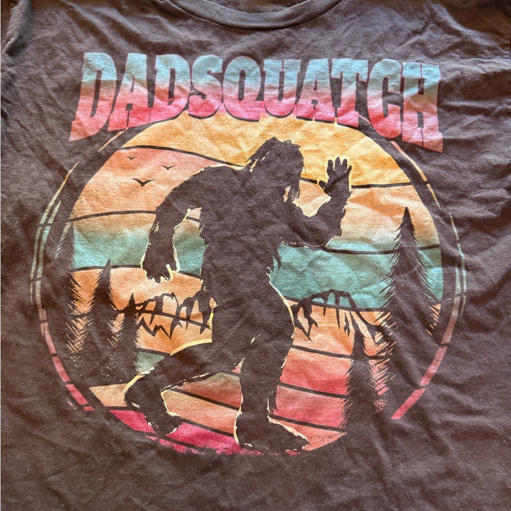 Port and Company Dadsquatch Graphic Tee - Multicolor